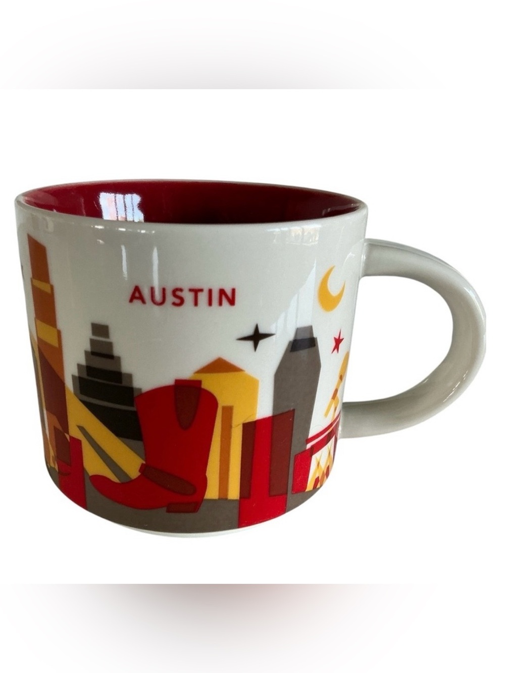 Starbucks Austin 2013 You are Here Collection Ceramic Mug Collectible Coffee